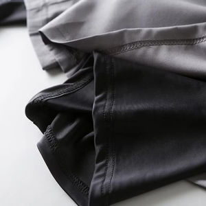 Shorts de sport pour hommes personnalisés à faible MOQ, en polyester, séchage rapide, double couche, pour l'exercice et la course, shorts de fitness 2-en-1 - Product Image 2