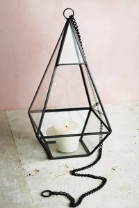 Terrario Colgante de Vidrio Geométrico de Diseño con Acabado Premium, Ideal para Decoración del Hogar, Oficina, Cafetería y Fiestas, de la India - Product Image 2