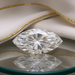 Diamant en vrac certifié IGI 9,04 carats, taille marquise, VVS2, diamant cultivé neuf - Product Image 3