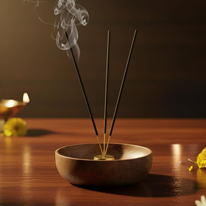 Porte-encens en bois personnalisé, brûleur d'encens artisanal en bois pour l'aromathérapie, le yoga, le studio et la maison - Product Image 3