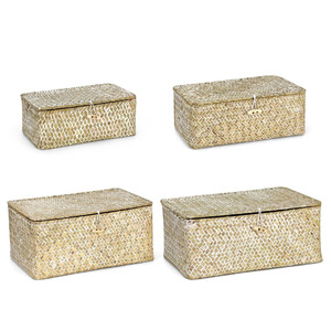 Top supplier seagrass <b>boxes</b> custom design flower gift box best selling handicraft from Vietnam - Product Image 1