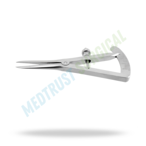Calibre Castroviejo 20 mm 7 cm, instrument de mesure chirurgical pour la microchirurgie de la colonne vertébrale, mesure de précision - Product Image 4