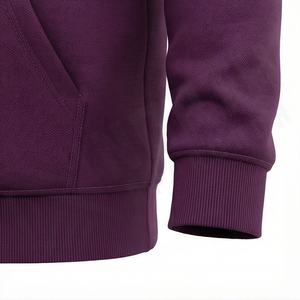 Sweat-shirt à capuche pour homme en coton mélangé, style basique, chaud et respirant, personnalisable avec étiquette privée, streetwear - Product Image 6
