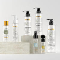 Bouteilles cylindriques en plastique PET transparentes vides de 100 ml avec pulvérisateur à pompe, couleur personnalisée, emballage cosmétique OEM/ODM, shampoing, lotion, soin de la peau