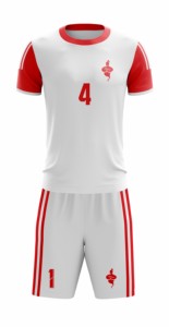 Uniformes de Fútbol Personalizados por Sublimación, 100% Poliéster, Cuello en V, Unisex, para Adultos, Conjuntos Completos al por Mayor, Kits Personalizados para Clubes - Product Image 4