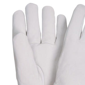 ถุงมือเชื่อม TIG สำหรับผู้ใหญ่แบบ unisex ขนาด 12 นิ้ว หนังแพะ ป้องกันนิ้วโป้งแบบ Keystone  ขอบหนังวัว - Product Image 2