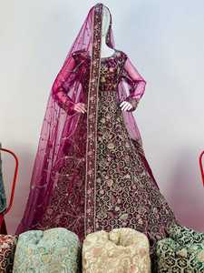 Kurti Tradicional Indio para Bodas, Vestido de Diseñador para Mujeres Adultas, Ropa de Fiesta con Dupatta, Tela de Red de Secado Rápido para Todas las Temporadas - Product Image 3