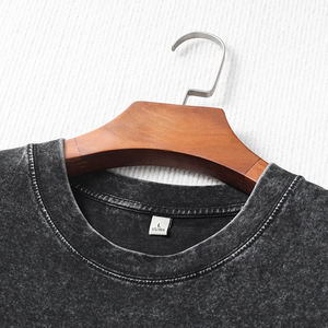 Camiseta Casual de Manga Corta para Hombre, 100% Algodón, 230g, Lavada, de Alta Calidad, con Diseño de Lavado Ácido y Tela Cómoda - Product Image 2