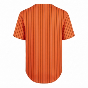 Maillot de baseball athlétique pour homme à manches courtes, chemise de sport boutonnée, tissu respirant et léger, uniforme d'équipe personnalisé - Product Image 3