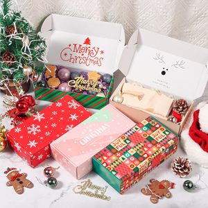 Boîte cadeau de Noël personnalisée TH CBB-555, design imprimé coloré, emballage rigide pour envoi postal, cadeaux de fêtes, bonbons, recyclé - Product Image 6