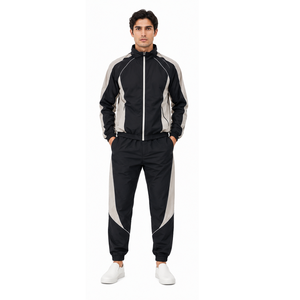 <b>Men</b> Nylon Tracksuit Premium Activewear Set Quick Dry Athletic <b>Jacket</b> and Pants OEM ODM Manufacturer Nylon tracksuit For <b>Mens</b> - Product Image 1