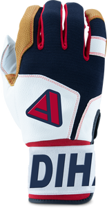 Outdoor <b>Baseball</b> Batting <b>Gloves</b> Leather Adult Wrist Support Eco-Friendly Comfortable Customizable Breathable Durable Soft Feel - Product Image 4