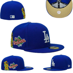 หมวกแก๊ปปักลาย Black LA แบบ Snapback ทรง Fitted ปีกแบน สไตล์สปอร์ต สตรีทแวร์ - Product Image 5