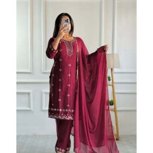 Conjunto Dupatta con parte superior y hermosa ropa de fiesta para mujer - Product Image 1