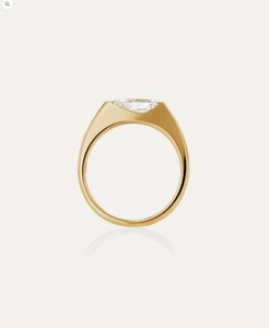 Pear Moissanite <b>Solitaire</b> <b>Ring</b> 925 Sterling <b>Silver</b> Yellow Gold Plated Engagement Anniversary Party Wedding <b>Ring</b> - Product Image 2