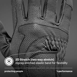 ถุงมือขี่ม้าที่ใส่สบายพร้อมฝ่ามือที่มีการยึดเกาะที่แข็งแรงและมั่นคง เหมาะสำหรับใช้ในคอกม้าและขี่ทางไกล ขายดี ถุงมือขี่ม้ากันลื่น - Product Image 3