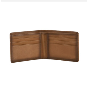 Best Brands <b>Men's</b> Crazy Horse Leather Slim <b>Wallet</b> Genuine Leather <b>RFID</b> Protection Fold Closure Daily Use Factory Customized - Product Image 2
