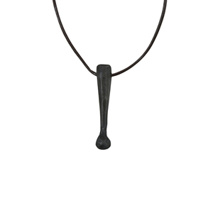 Collar de Metal de Hierro de Alta Calidad, Elegante y Duradero, con Tira de Cuero, Disponible en Diseños y Acabados Únicos - Product Image 2