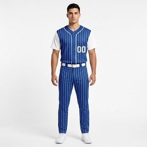Customize High Quality New Design Baseball Uniform Top Team Wear Baseball Uniform <b>Set</b> Wholesale and Cheap Price Baseball Uniform - Product Image 1