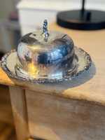Vintage ijzeren ecovriendelijke boterbus met deksel, elegant, vaatwasserbestendig, verwarmbaar, oplossing voor keukenopbergruimte