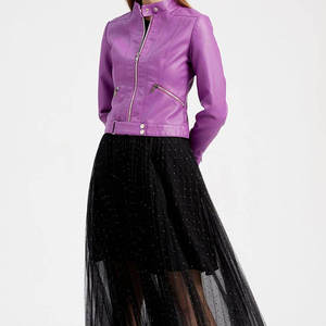 Chaquetas de Motociclista Acolchadas para Mujer con Logotipo Personalizado - Cuero de Piel de Oveja Auténtica, Transpirable, Resistente al Viento e Impermeable, Venta al Por Mayor para Invierno - Product Image 2