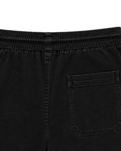 Shorts de bain d'été personnalisés noirs pour hommes, séchage rapide, taille élastique avec cordon de serrage, décontractés, légers, pour la plage et les vacances - Product Image 6