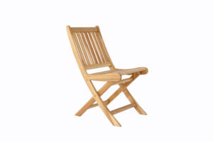 Ensemble bistrot en bois avec design pliable ou gain de place pour une placement pratique dans les petits espaces extérieurs - Product Image 2