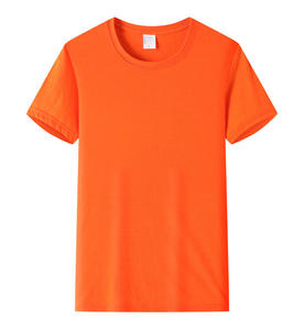 T-shirt publicitaire personnalisé en coton pur 200g, broderie logo OEM, prix usine Chine Bangladesh, manches courtes, vêtements de travail - Product Image 3