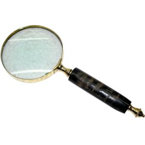 2025 nuevo diseño antiguo aspecto ojo vidrio buena calidad Vintage indio artesanía lupa latón LED lectura Color bronce - Product Image 1