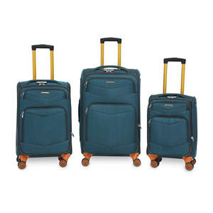 Expandable Soft Fabric Luggage Set <b>With</b> Smooth Rolling <b>Wheels</b> And Durable Travel Structure <b>With</b> 4 <b>Wheels</b> And Combination <b>Lock</b> - Product Image 6