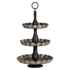 Golden Tree-Shaped Metal Cake Stand Set With Birds And Flowers 2-Piece Decorative Cup Cakes Display Stand Home & Hotel <b>Table</b> Use - Product Image 3