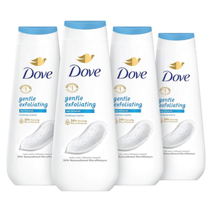 Dove Body Wash Anti-Stress Blue Chamomile & <b>Oat</b> Milk 4 Count for Renewed, Healthy-Looking Skin Moisturizing MicroMoisture 20 oz - Product Image 3
