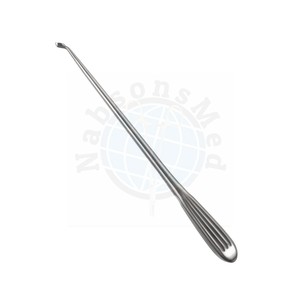Wirbelsäulenkürette 11, rückwärts abgewinkelt, Größe 3, stumpf, Edelstahl, Hohlgriff, manuelles orthopädisches chirurgisches Instrument, wiederverwendbar, CE-zertifiziert - Product Image 6