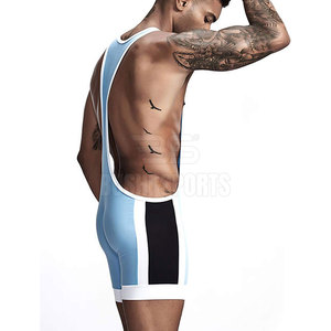 Nouveauté, vêtements de lutte en spandex et polyester, uniforme de lutte pour hommes, séchage rapide, uniforme personnalisé - Product Image 2