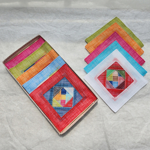 Posavasos coreano versátil de patchwork tradicional, mantel individual reutilizable de tela para tazas, té, cubiertos, decoración de comedor, regalos y souvenirs - Product Image 1