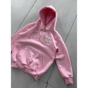 Sweat à capuche bleu surdimensionné personnalisé avec fermeture éclair pour impression en relief, effet délavé, en coton, taille XS, doublé, pour l'automne, service OEM - Product Image 1