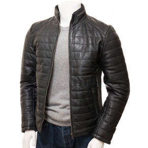 Chaqueta de Cuero para Hombre con Logotipo Personalizado de Alta Calidad, Estilo Urbano, Nueva Chaqueta de Invierno - Product Image 1