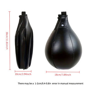 Équipement d'entraînement de boxe professionnel avec ballon de vitesse en cuir PU, hauteur réglable, durable, personnalisable SI-SBB - Product Image 2