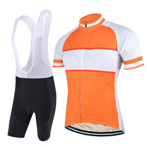 Ensemble de maillot et de short de cyclisme respirant personnalisé OEM, séchage rapide, léger, uniforme de cyclisme à manches courtes, nom d'équipe personnalisé - Product Image 3