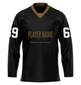 Combinaison d'entraînement de hockey sur glace Mammoth de qualité supérieure New Standard French Wilderness Maillot sur mesure avec broderie de feuille d'érable - Product Image 3