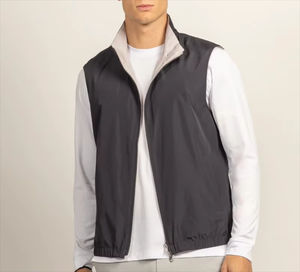 Gilet Chaude Homme Luxe Léger Coupe-Vent Haute Qualité Personnalisé avec Caractéristiques de Gilet et de Veste Intégrée - Product Image 3