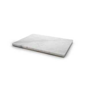 Planche à découper carrée en marbre blanc, design créatif, faite à la main, durable, lavable au lave-vaisselle, pour la décoration de la cuisine - Product Image 2
