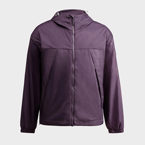 Hot Sale Men Hooded Front Logo Lightweight Waterproof Windbreaker <b>Jacket</b> Streetwear Style Customizable Size Casual Outdoor Use - Product Image 6