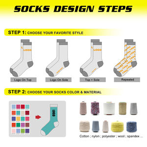 Chaussettes Jacquard en Gros 100% Coton avec Slogan Amusant et Motif Dessin Animé pour Hommes – Idéales pour le Quotidien, Cadeaux, Tennis, Gym, Skate - Product Image 6