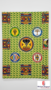 Tissu en polyester léger imprimé sur une face avec motif africain personnalisé pour le branding d'événements et la mode - Product Image 6