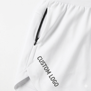 Pantalones Cortos Deportivos Personalizados para Gimnasio y Entrenamiento para Hombre, Transpirables, de Secado Rápido, Cintura Elástica, Malla Sólida, Cómodos para el Verano - Product Image 3