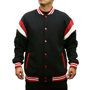 Custom <b>Men's</b> <b>Canvas</b> Varsity <b>Jacket</b> with Stand Collar and Front Logo Relaxed Fit Durable Material <b>for</b> Urban Casual Wear - Product Image 1