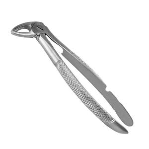 Instruments chirurgicaux dentaires réutilisables de haute qualité, forceps d'extraction des molaires supérieures à manche droit, manuel, double face, Shuja Surgico - Product Image 6