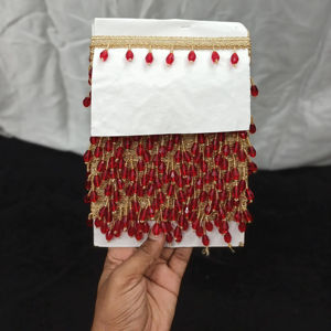 Accessoires de Mariage en Dentelle JARI Écologique Brodée Florale Colorée avec Détails Intricats et Motifs 3D (Chaussures) - Product Image 1