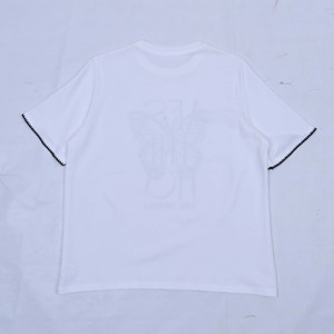 Aesthetic Love <b>Yourself</b> White Cotton T-Shirt Crew Neck Short Sleeve Unisex Outdoor Casual Printed Jersey Loose Fit Spring Summer - Product Image 6